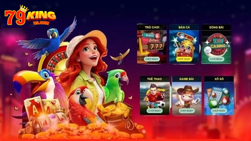 Cổng game với kho game đa dạng, hấp dẫn người chơi